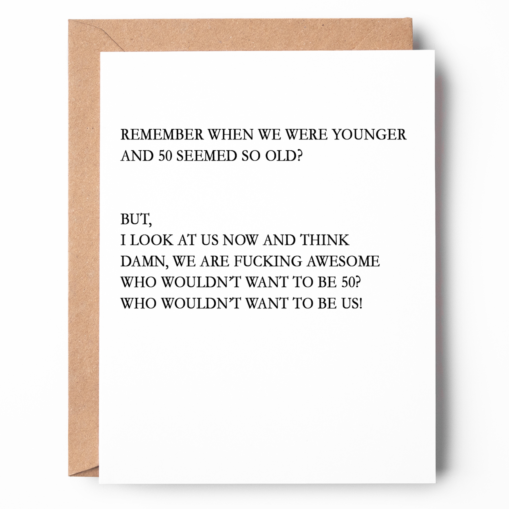 WHEN WE WERE YOUNGER