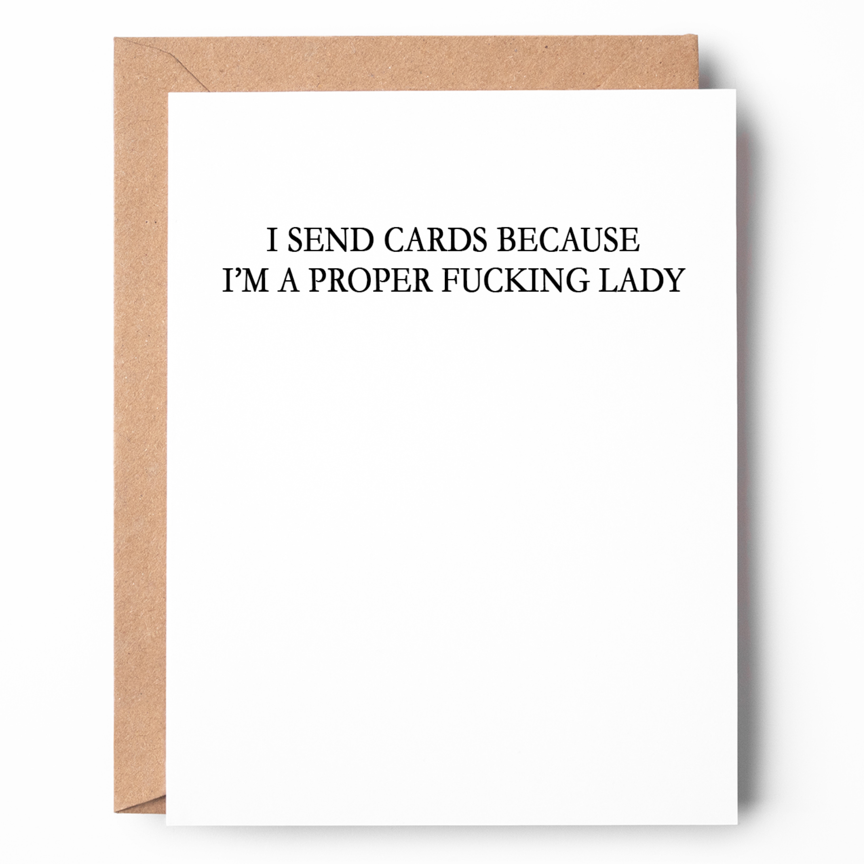 PROPER FUCKING LADY