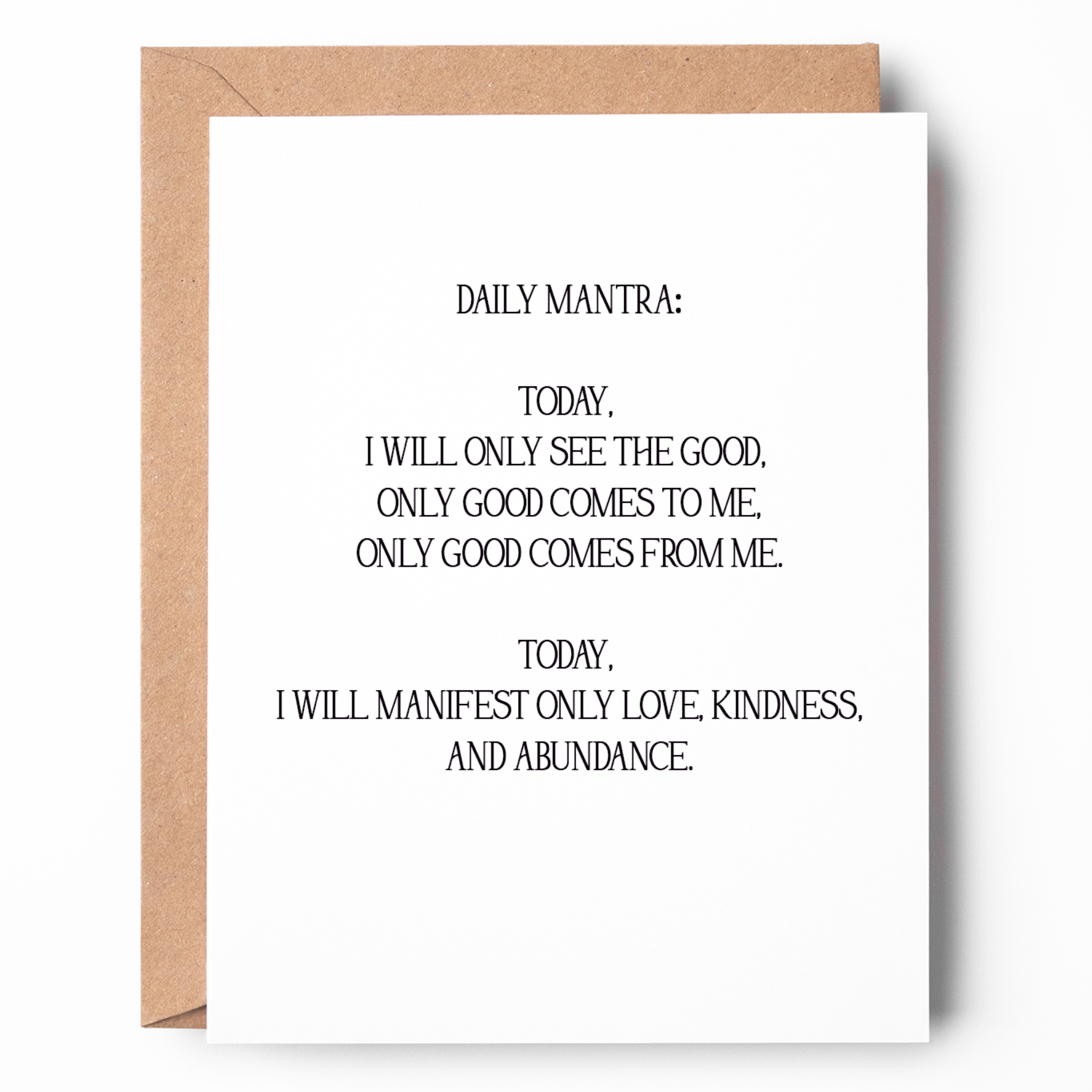 DAILY MANTRA