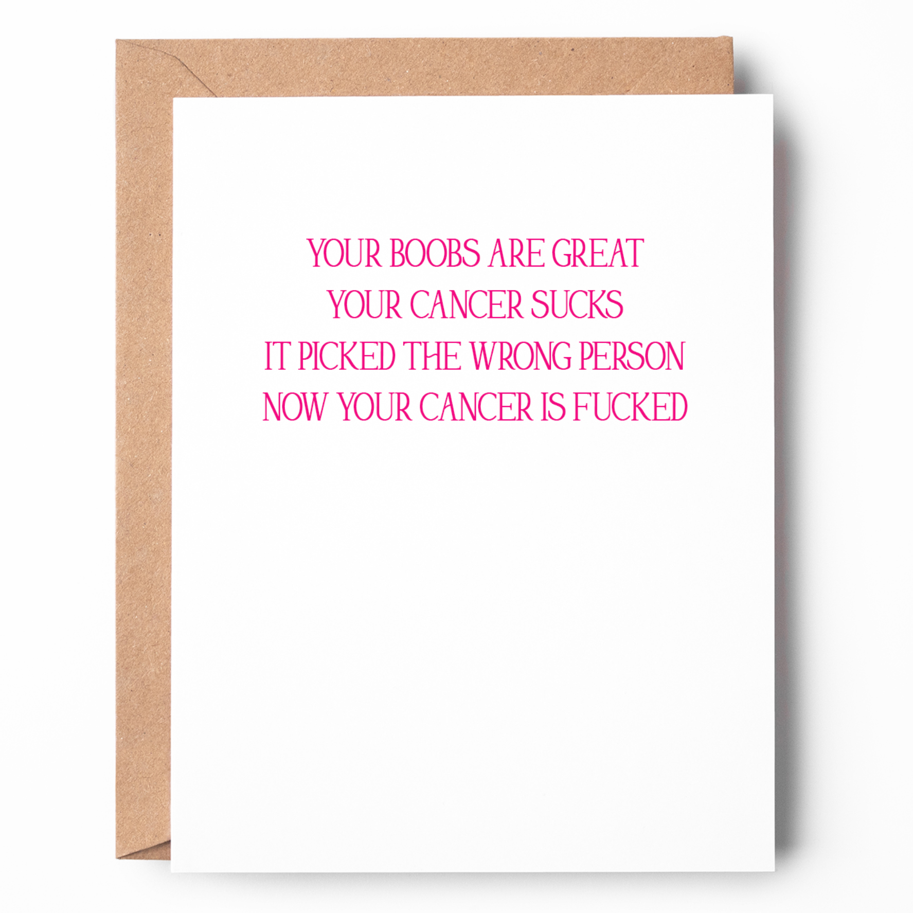 YOUR BOOBS ARE GREAT